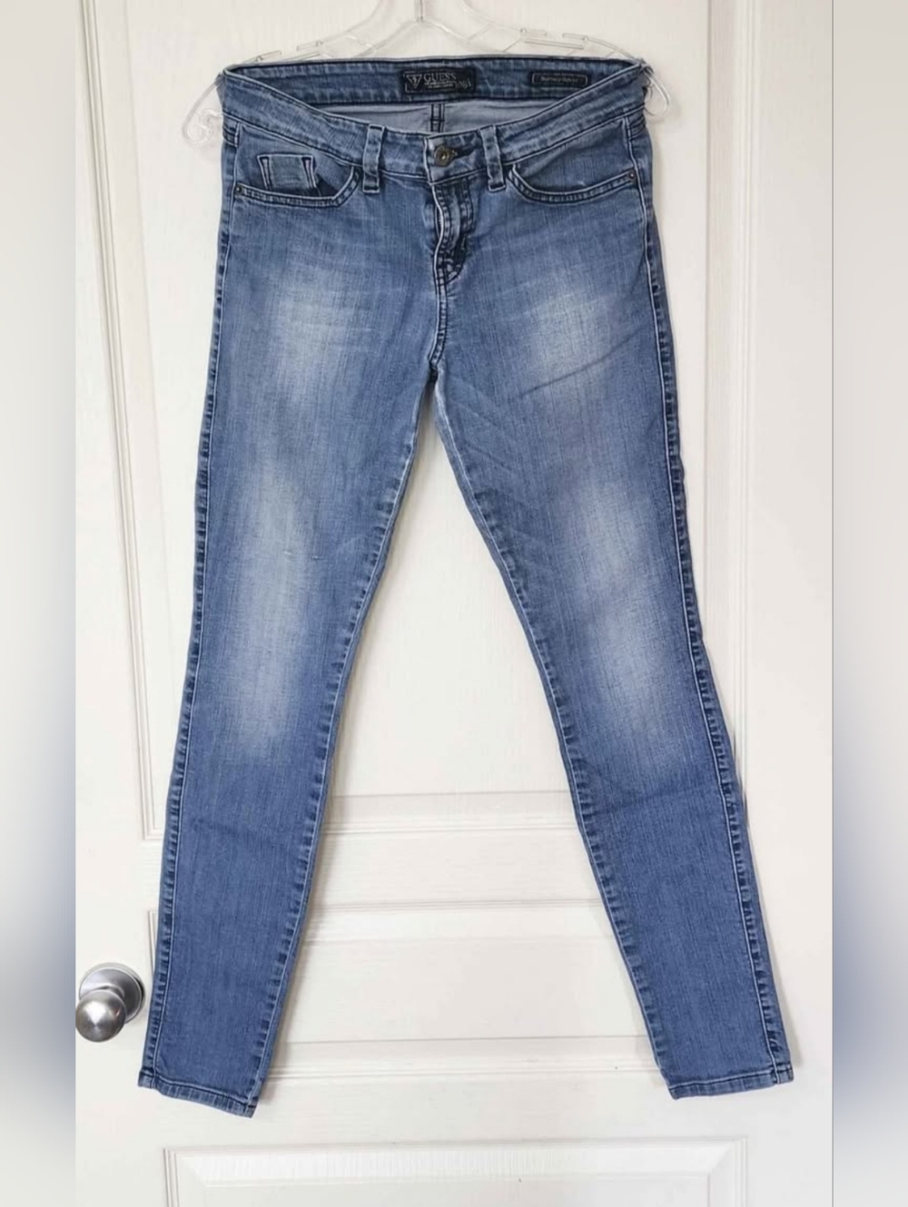 Guess Women's Light Blue Washed Skinny Jeans